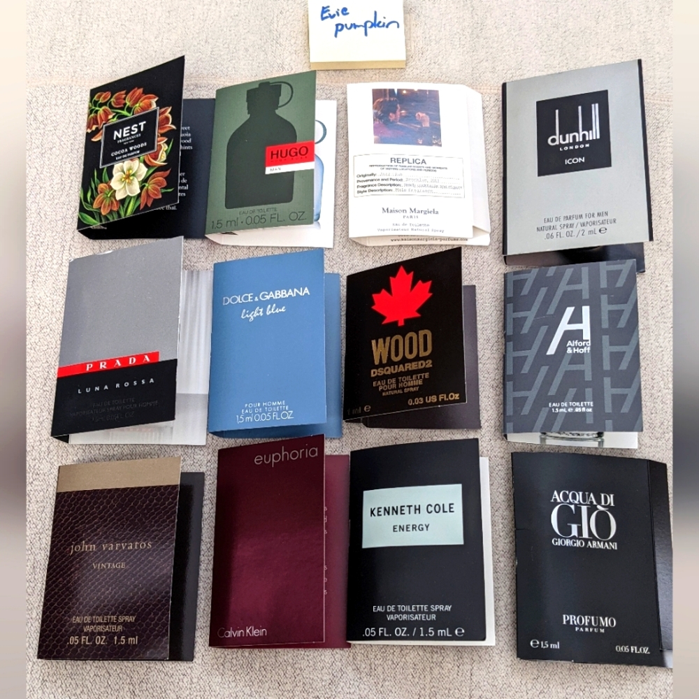 NEW Assorted Homme Fragrance Cologne Prada Boss Armani Dolce Varvatos Margiela